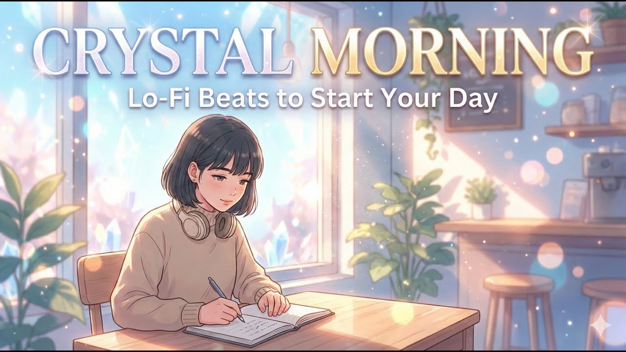 Crystal Morning ☀️ 透き通る朝のLo-fi & Jazz｜Coffee・Focus・Gentle Start