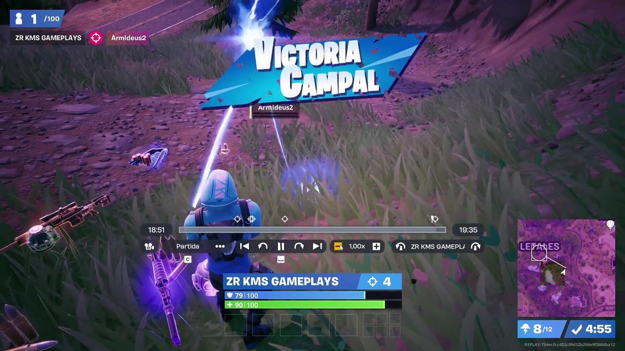 JUGANDO FORTNITE