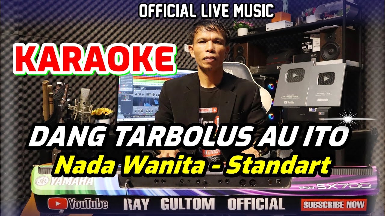 KARAOKE DANG TARBOLUS AU - NADA STANDART WANITA D = DO
