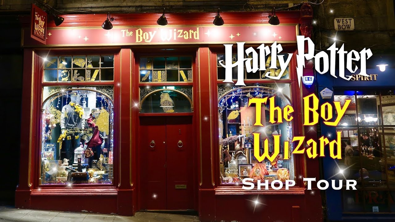HARRY POTTER SHOP TOUR | The Boy Wizard | EDINBURGH SCOTLAND