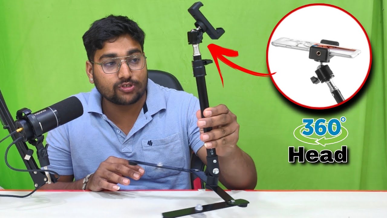 BROLAVIYA Overhead Video Mobile Stand Bracket for online teaching,Video,Desktop,Bedroom, Office 😱