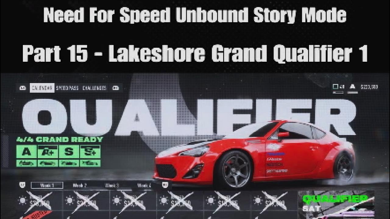 Need For Speed Unbound Story Mode Part 15 - Lakeshore Grand Qualifier 1