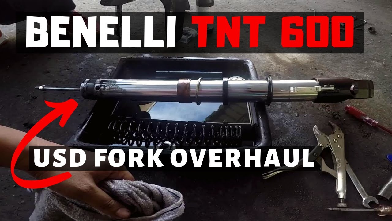 HOW TO BENELLI TNT 600 | USD FORK SERVICE | FORK OIL SEAL