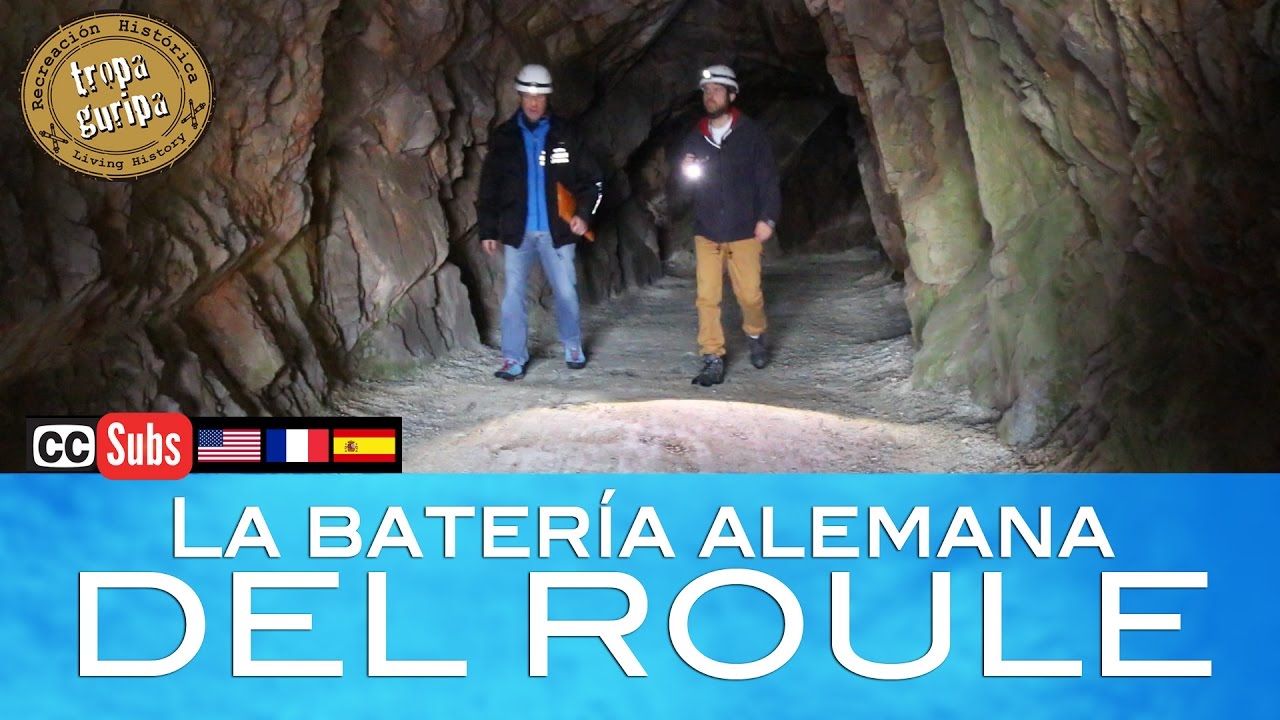LA BATERÍA DEL ROULE (Cherburgo, Normandía) [Activar subtítulos en Español]