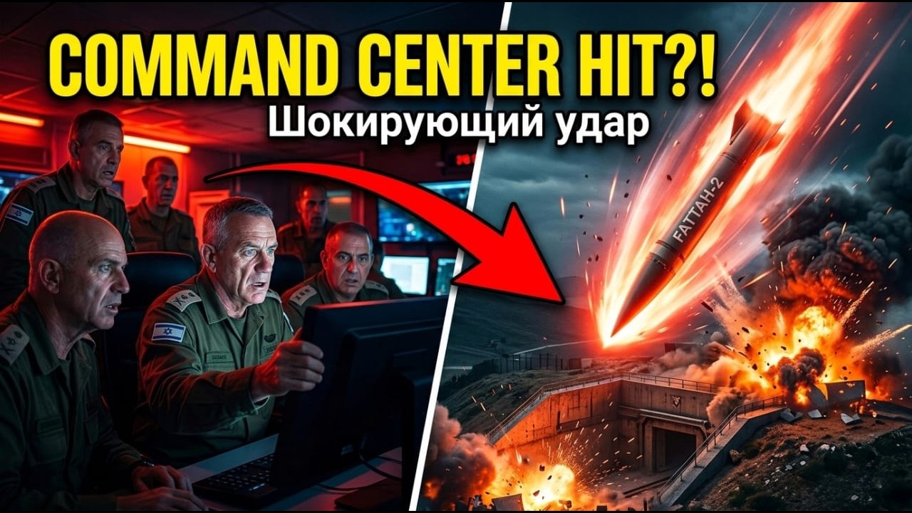 Иранский Фаттах-2 уничтожил 7 генералов ЦАХАЛ однимударом командныйцентркоторыйниктонесмогостановить
