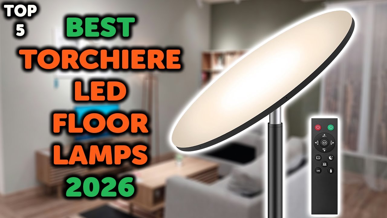 5 Best Torchiere Floor Lamps 2026 | Top 5 Torchiere Sky LED Floor Lamps in 2026