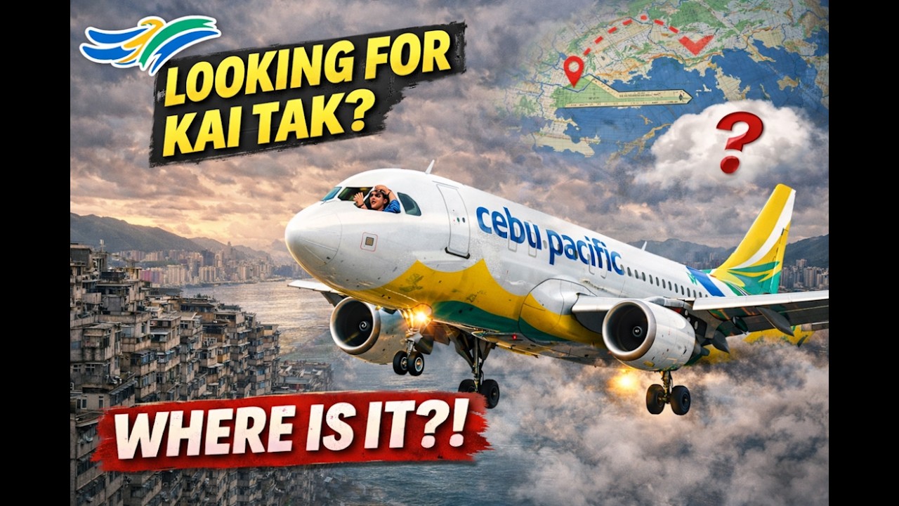 LOST IN KAI TAK - A320 Cebu Pacific