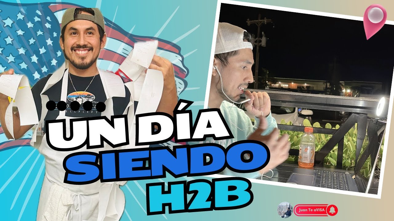 Así es un día de un trabajador con VISA H2B  como cocinero | EE.UU | 2024