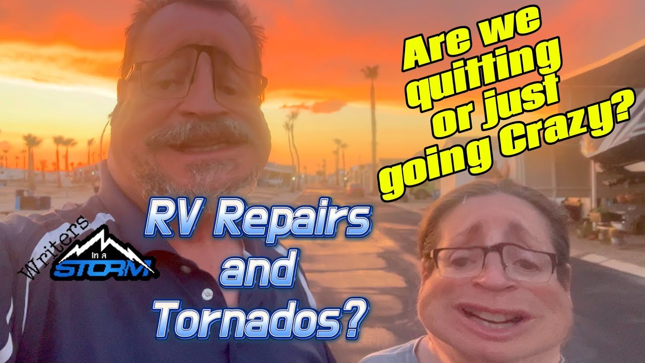 #Tucson is hot, #RV Repairs & Bugs, #Voyager RV Park hit by #storm