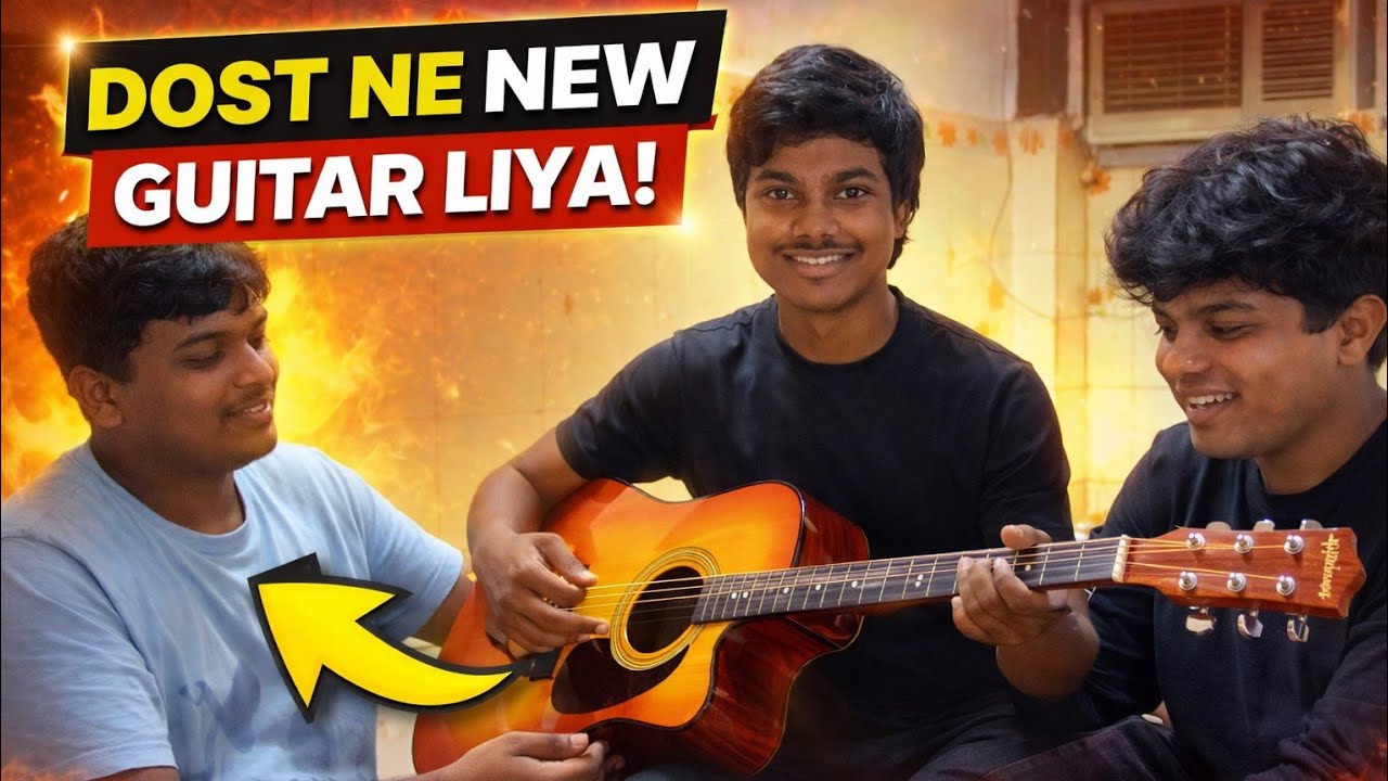 Dost ne naya guitar liya 😍