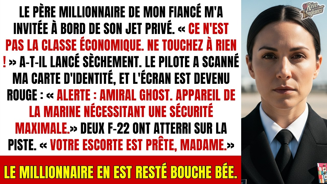 Il m'humilie dans son jet privé... puis le pilote dit : « Amiral Ghost »