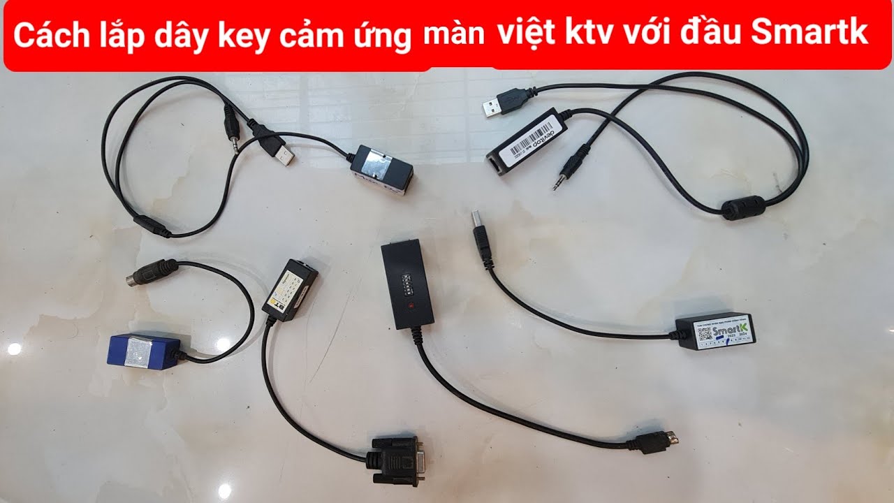 Chia sẻ kĩ thuật. Đấu lắp dây key cảm ứng cho đầu Snartk và màn trắng Việt ktv. Tvkt: 0988646683
