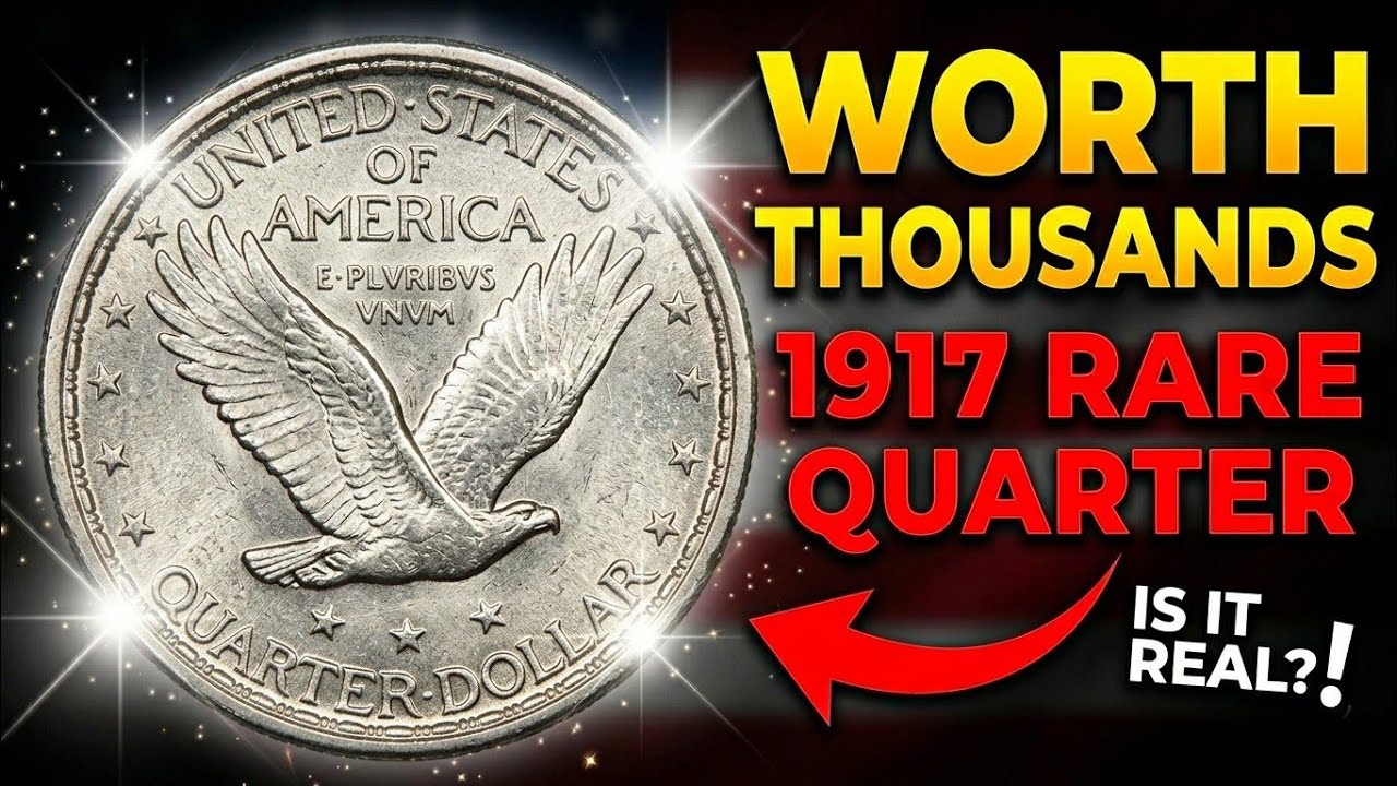 🚨1917 Standing Liberty Quarter Dollar Value Hidden Rare Silver Coin Worth Thousands🪙🔥🇺🇸