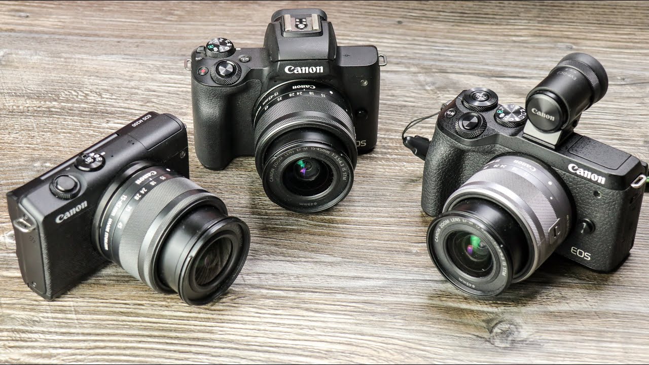 Aktuelle EOS M-Kameras im Vergleich: Canon EOS M200 vs M50 vs M6 Mark II