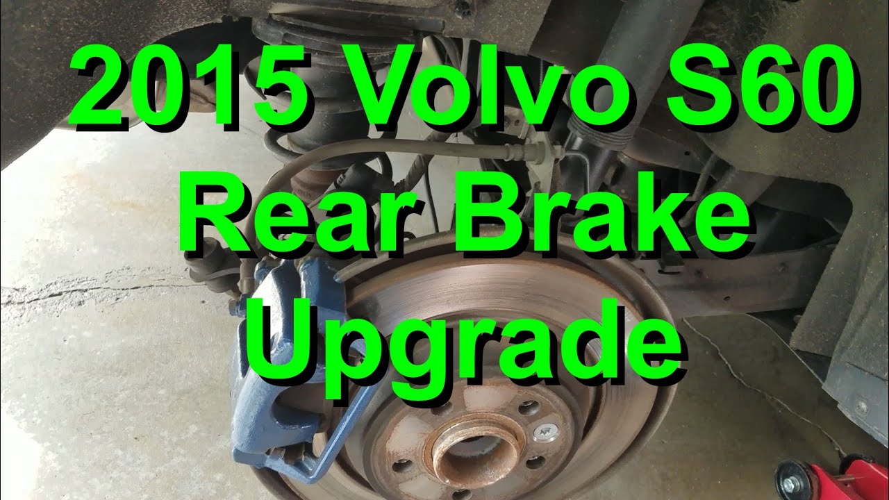 Volvo S60 Rear Brake Upgrade with Max Brakes Elite Black