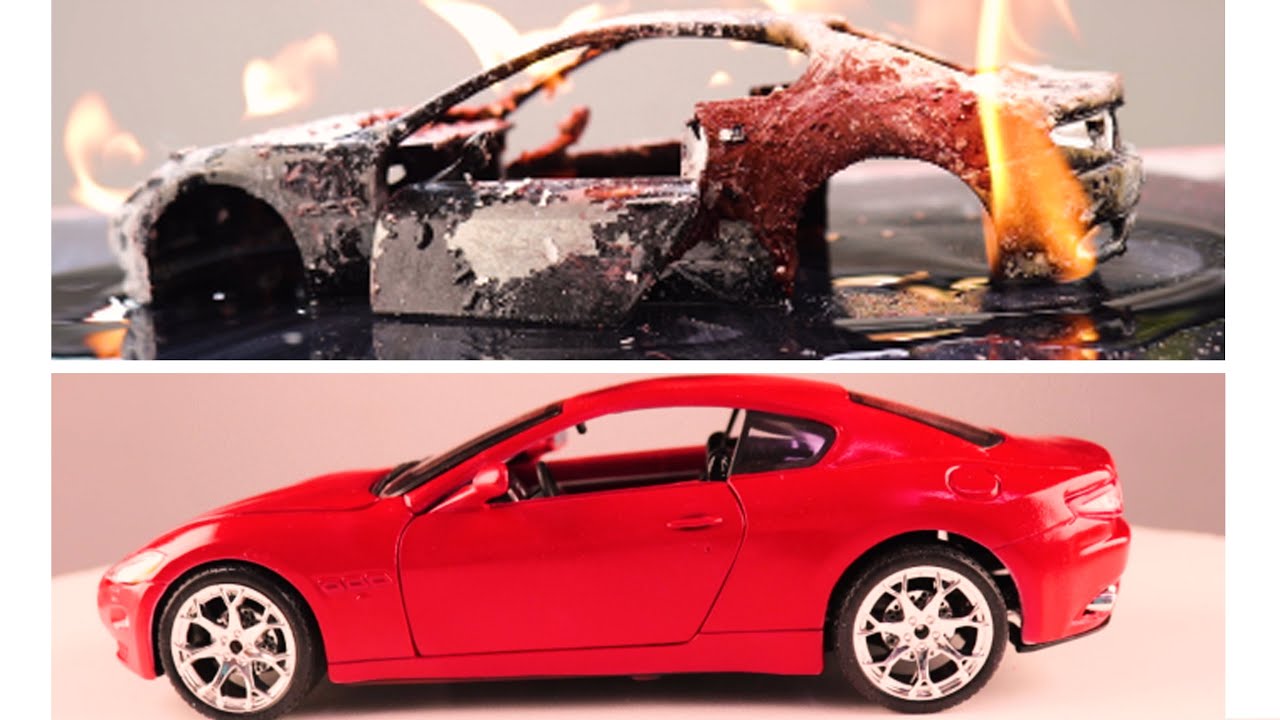 Restoration Maserati Granturismo On Fire & Abandoned | Model Cars