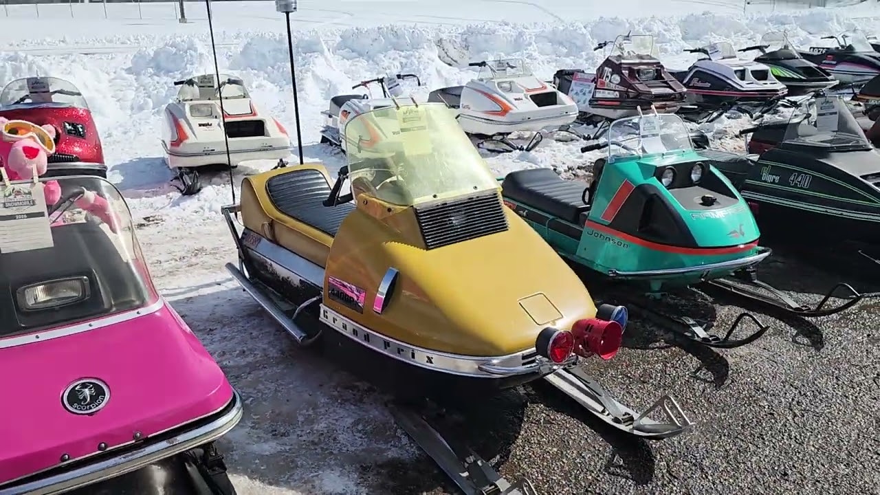 kippys vintage snowmobile show was held on march 14, 2026 at kippys in laona wi.