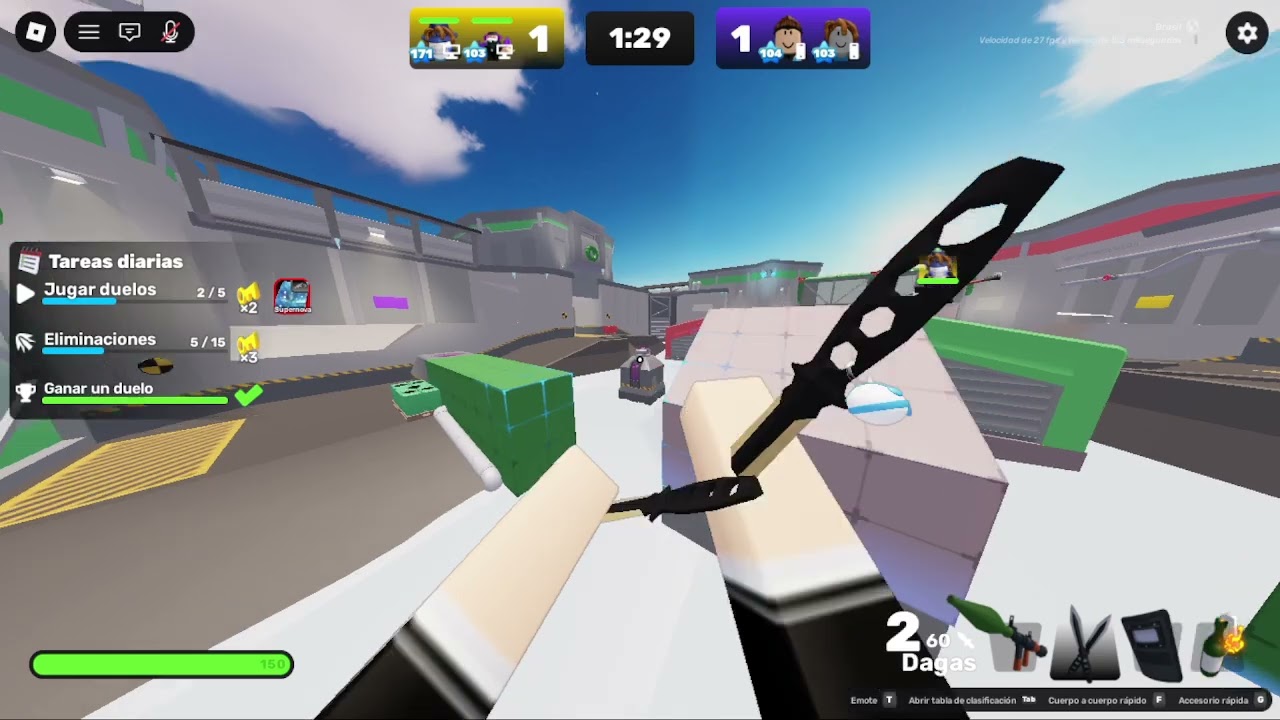 jugando el modo de espejo de roblox raivals