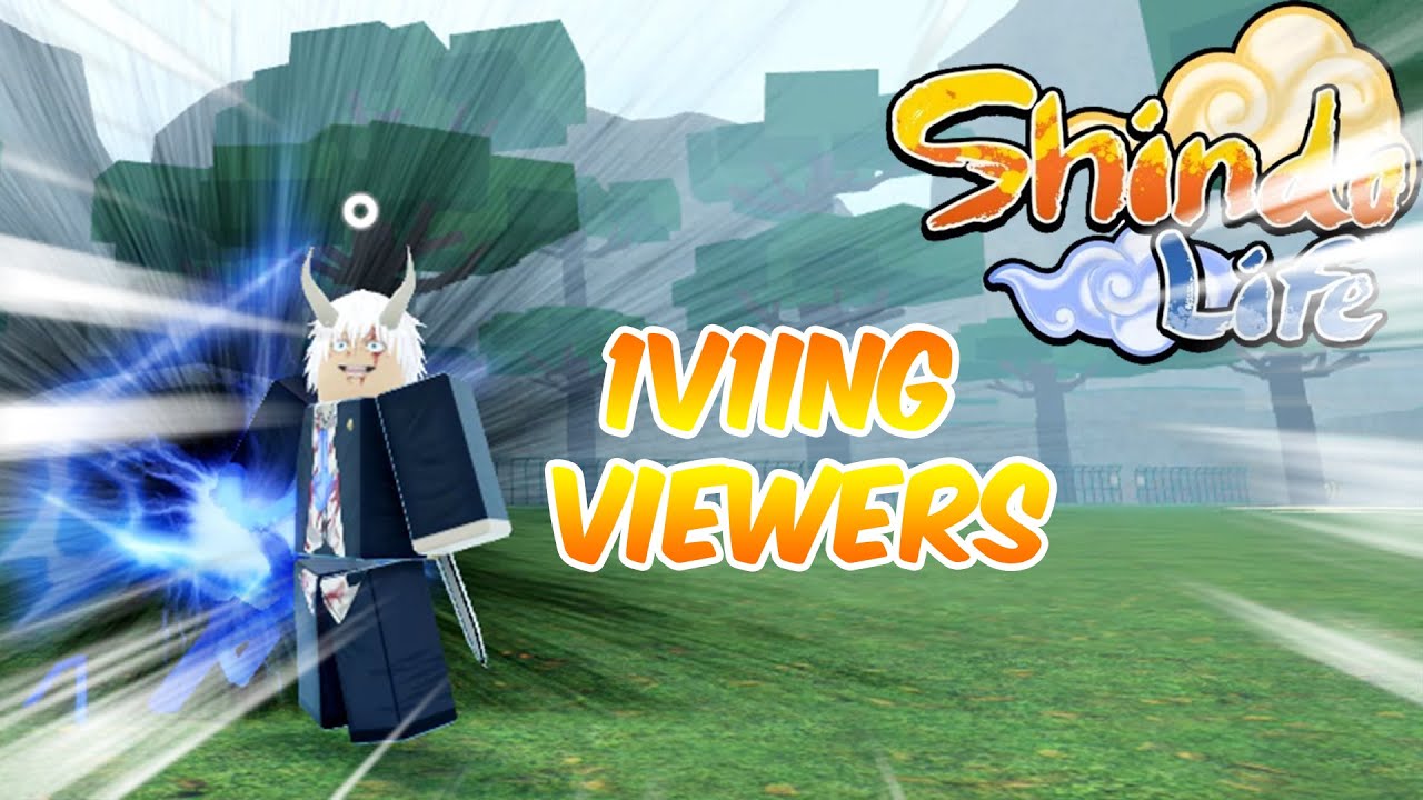 I 1V1ED MY VIEWERS IN SHINDO LIFE PVP