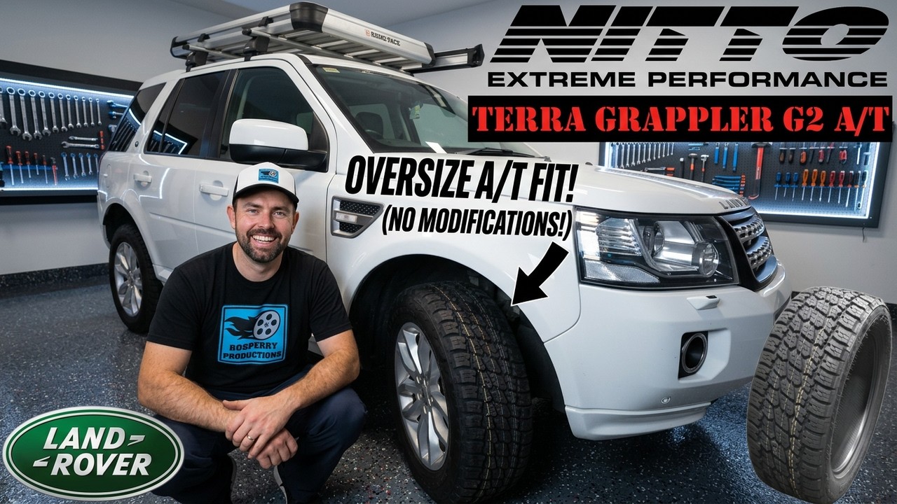 Установка крупногабаритных вездеходных шин на мой Land Rover Freelander 2 (LR2) — Nitto Terra Gra...