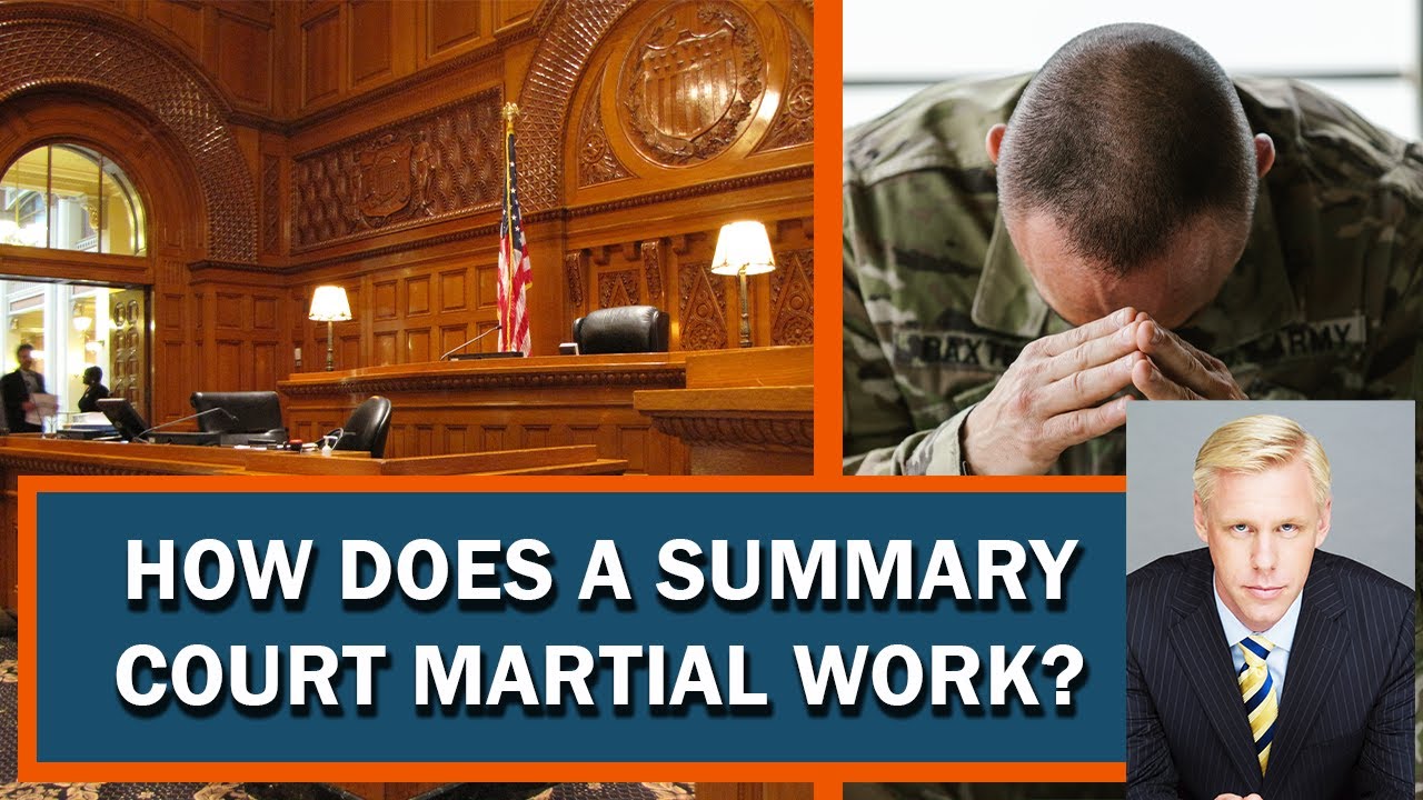How Does a Summary Court Martial Work? | Bilecki Law Group