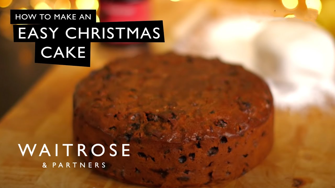 How To Make An Easy Christmas Cake | Waitrose