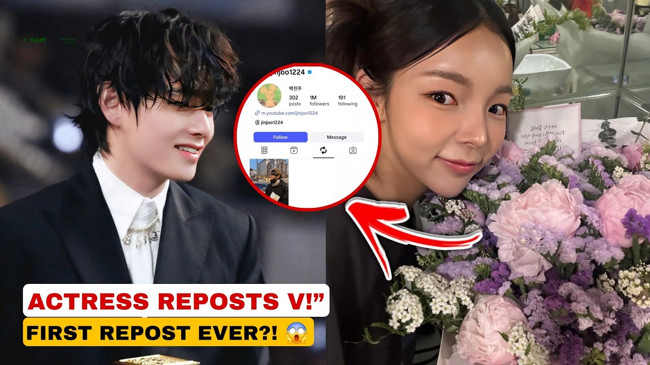 🔴 1 Minute Ago! Actress Makes Her First Instagram Repost — And It’s V BTS 💜