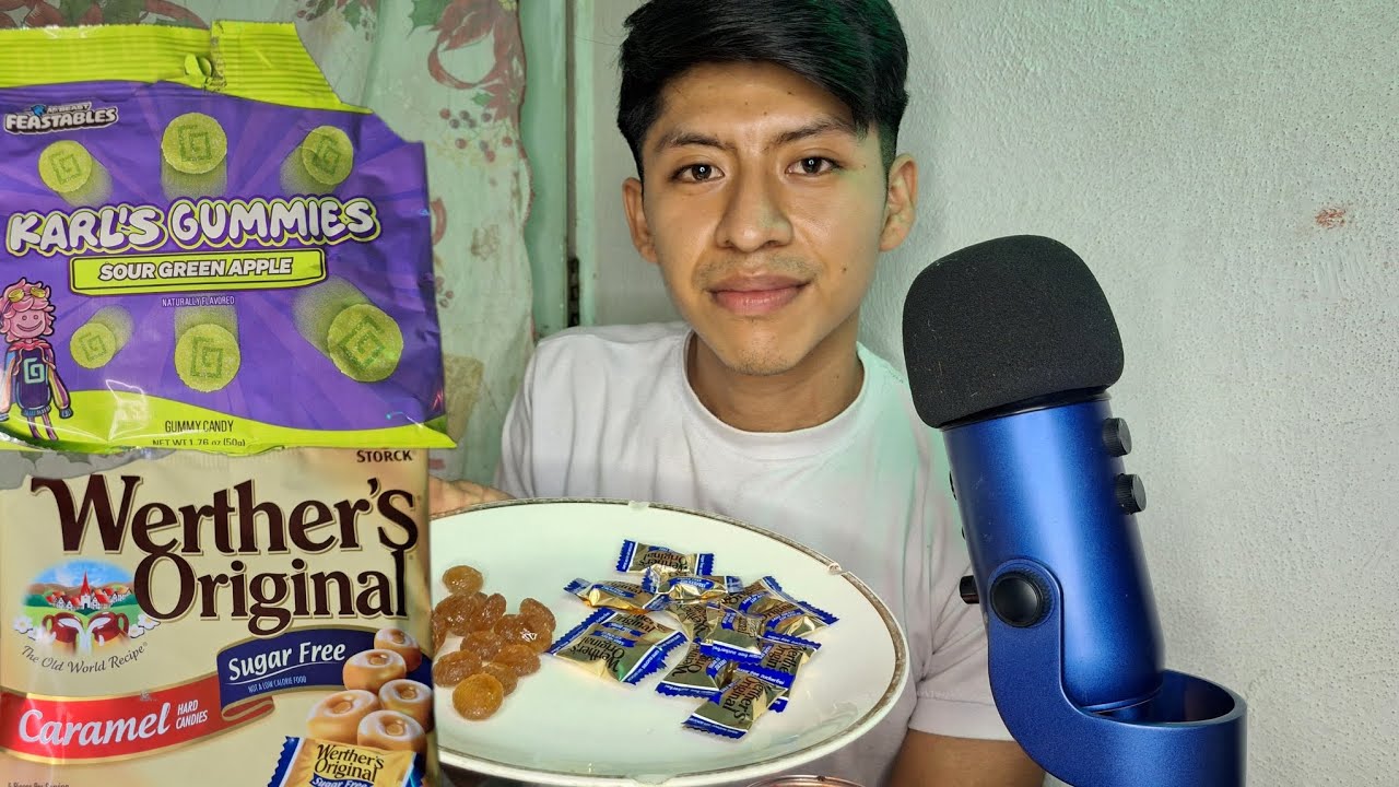 ASMR PROBANDO CARAMELOS Y GOMITAS FEASTABLES 😋