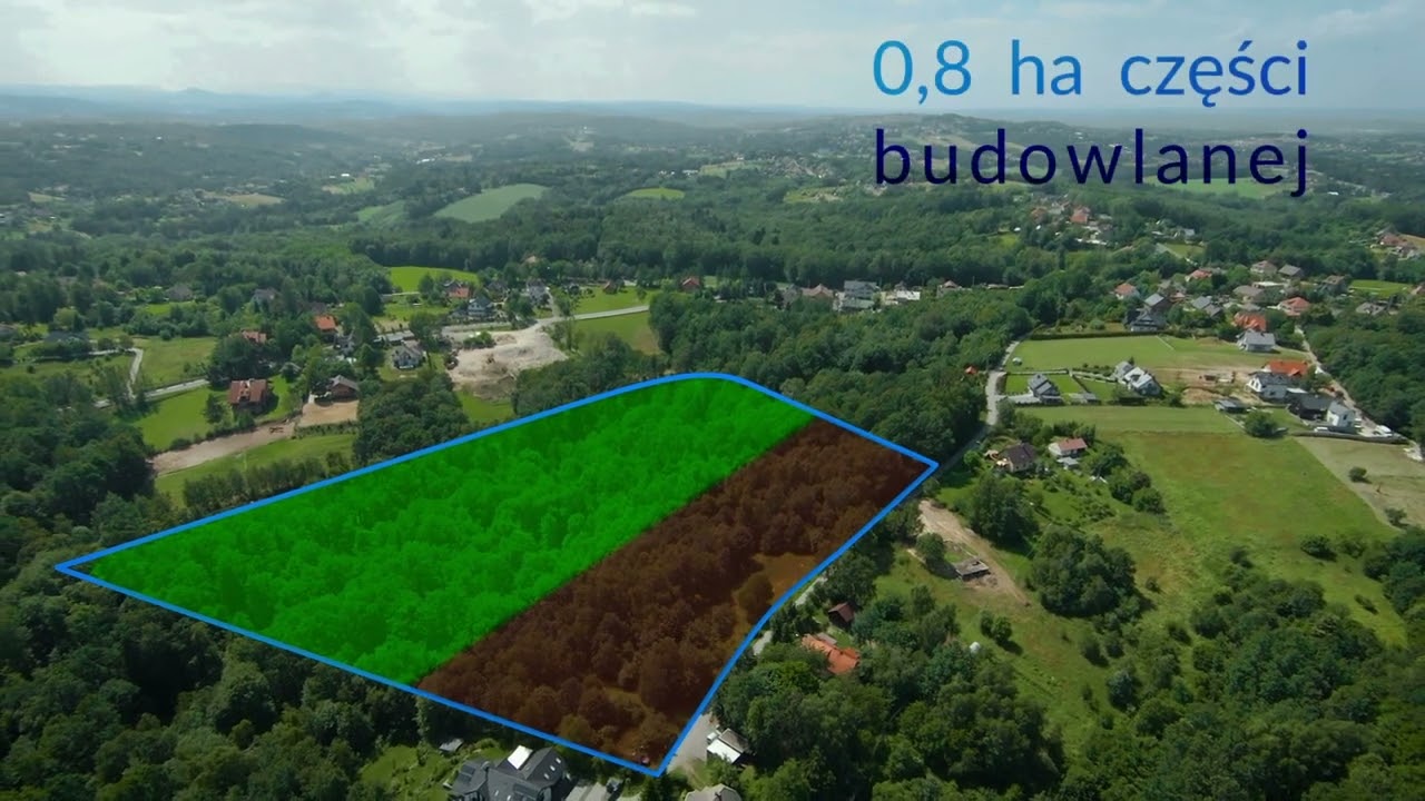 Duża działka z Lasem ponad 2 ha, Świątniki Górne