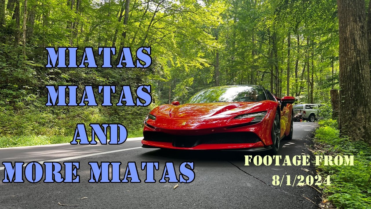 Miata’s at the Gap, 2024. Tail of the Dragon Compilation