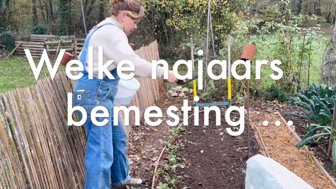 Ini's Moestuin #260-November: Welke najaarsbemesting v&oacute;&oacute;r de winter & Moestuin winterklaar maken.