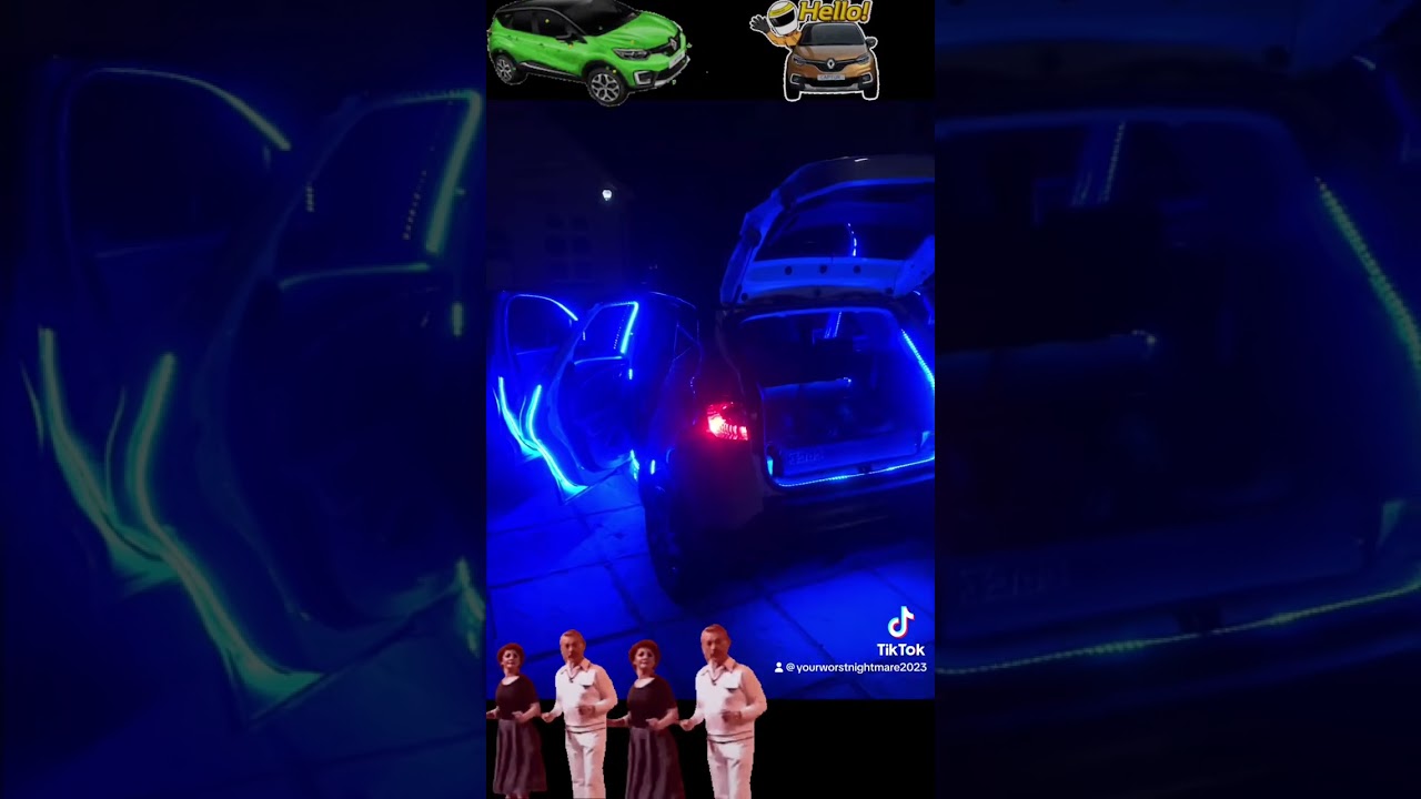 RGB LED Conversion on a 2014 Renault Captur dCi 90 🔧✨ 