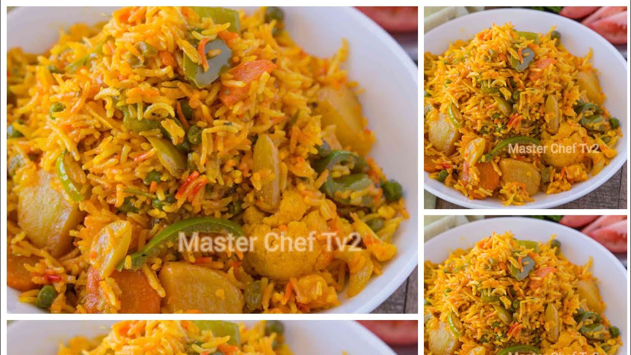 Guteka IBIRAYI & UMUCELI  birimo Imboga Ifunguro ryuzuye  /How To Cook Rice & Patato with vegetables