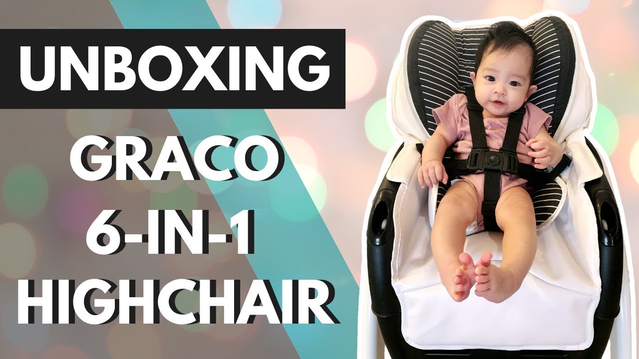[Unbox] Graco Blossom 6-in-1 Highchair Unboxing and Assembly