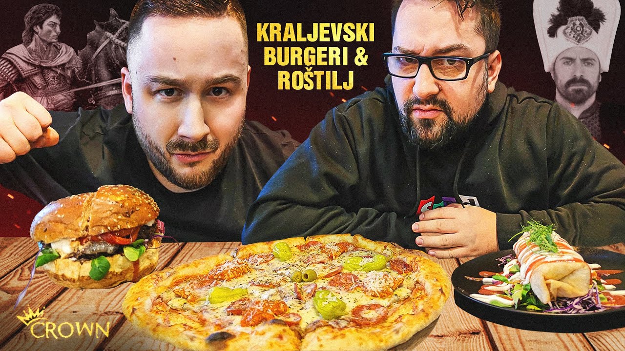 KRALJEVSKI BURGERI I ROŠTILJ👑 *Aleksandar Veliki BURGER & najsočniji BATAK* | CROWN FOOD​ &​ BAR