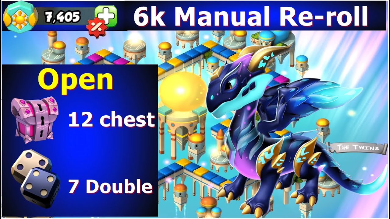 6k Manual Re-roll in Luzyll dragon board | Chapter 7 Paper bag Double trouble event | DML
