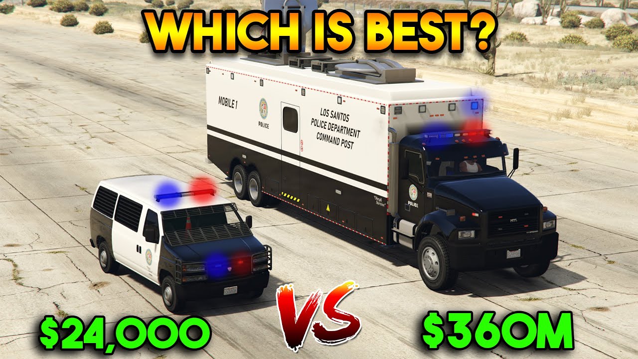 GTA 5 CHEAP VS EXPENSIVE POLICE COMMAND CENTER