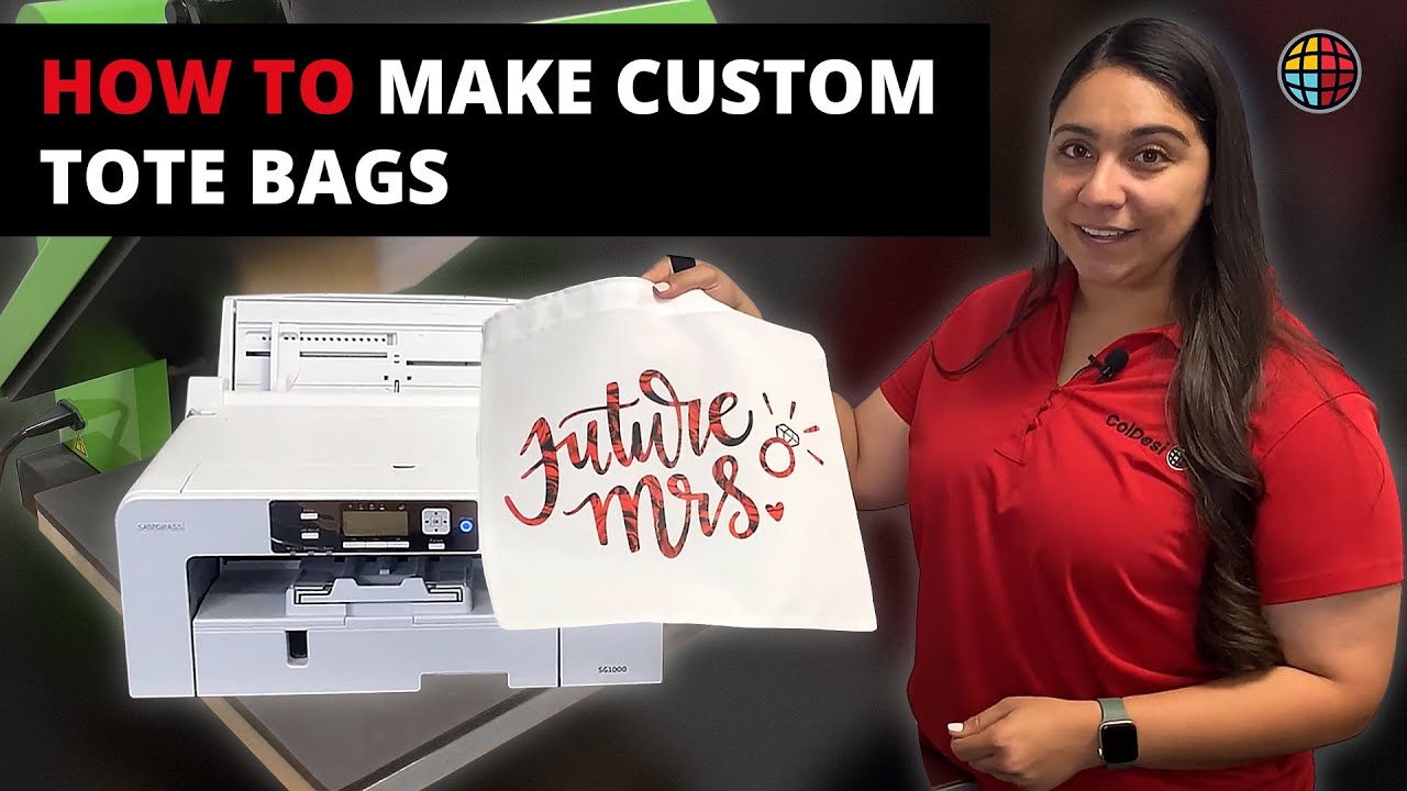 How To Make Custom Tote Bags | Sawgrass Sublimation Printer SG1000