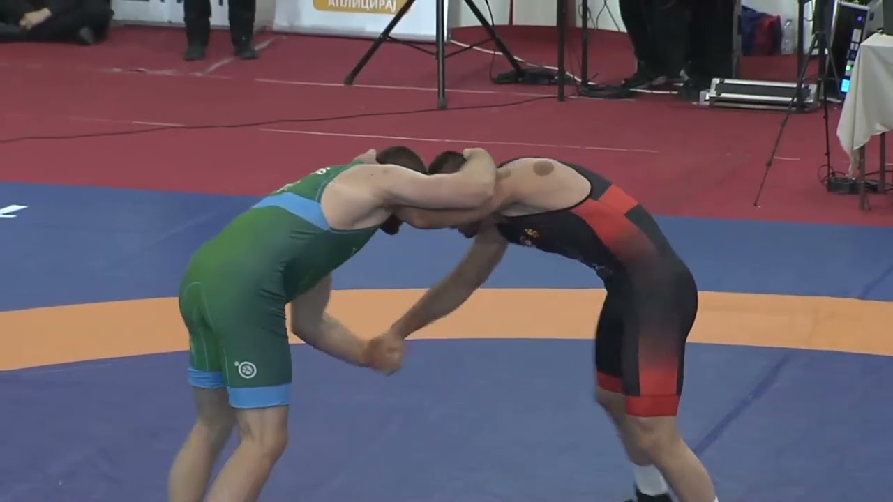 97 kg. Stole Eftimov (MKD) vs Lukas Krasauskas (LTU) Final, Macedonian Pearl 2023-Shtip