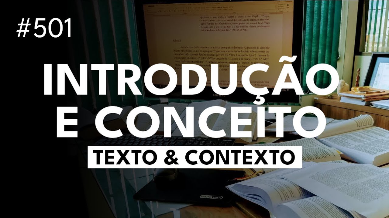 Introdu&ccedil;&atilde;o e conceito de contexto b&iacute;blico - Contexto B&iacute;blico - EPIS&Oacute;DIO 1