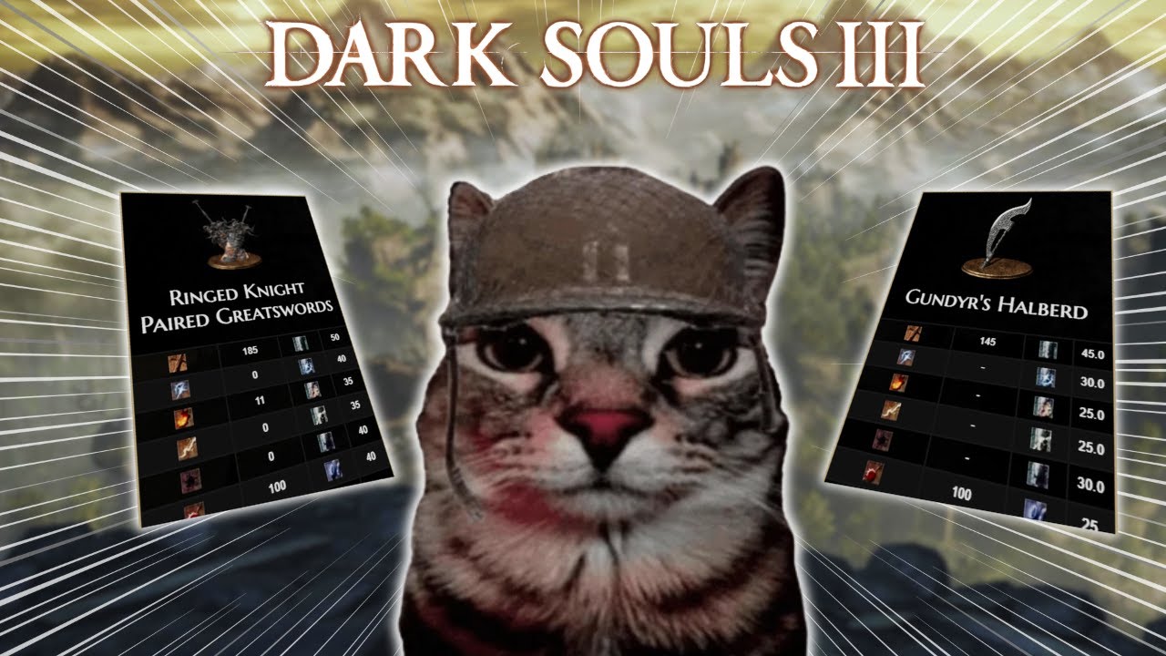 the Ringed Knight Paired GS or Gundyr's Halberd? streaming bc I dont wanna edit