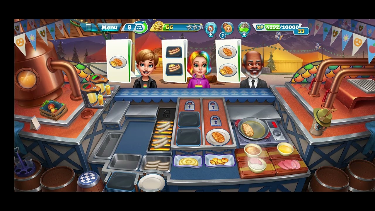 Cooking fever completing daily tasks failed Bavarian festival #cooking fever #gaming #fail #viral