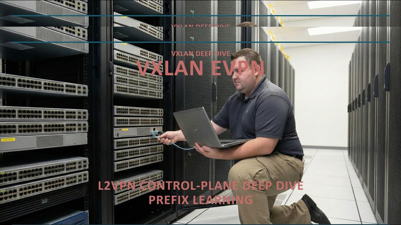 2.8 VXLAN EVPN RT 5 bgp prefix advertisement  control plane