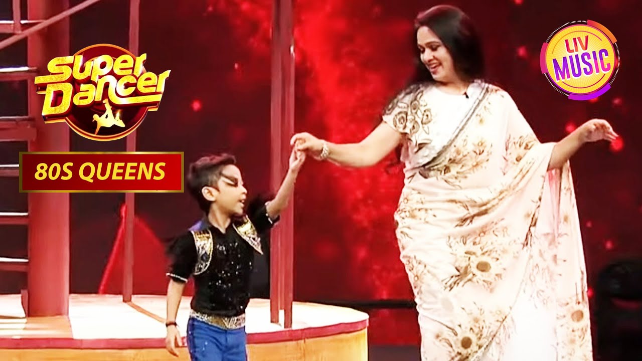 Padmini जी ने Stage पर आके किया Super Dancers के साथ Dance! | Super Dancer | 80s Queens