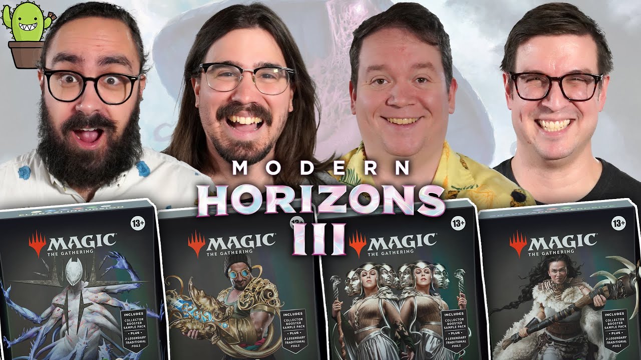 ПЕРВЫЙ ВЗГЛЯД Modern Horizons 3 Precons | Омо против Дисы против Улалек против Сатьи #спонсируемый