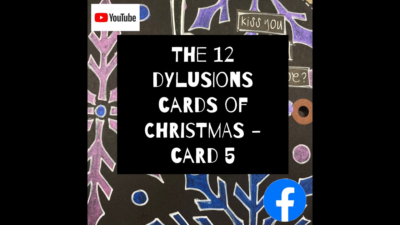 The 12 Dylusions Cards Of Christmas - Card 5