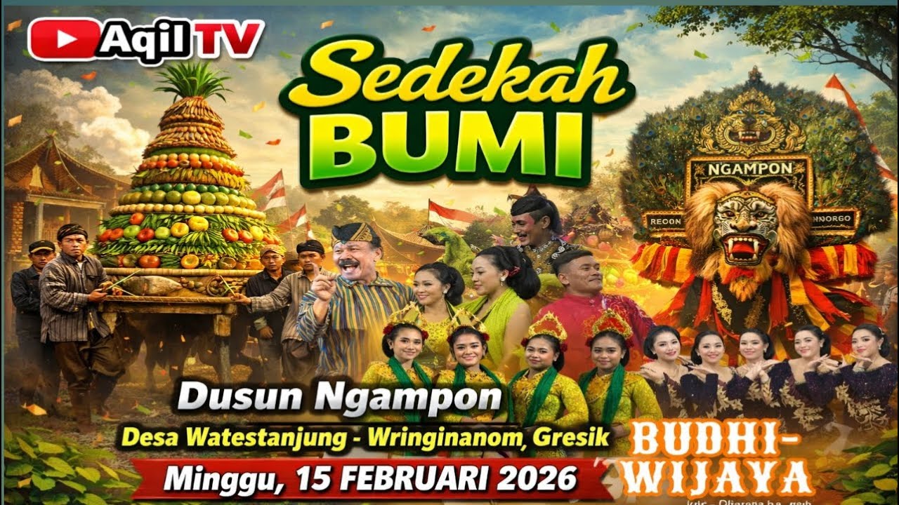 LUDRUK BUDHI WIJAYA LIVE SEDEKAH BUMI DUSUN NGAMPON DESA WATESTANJUNG WRINGINANOM GRESIK.