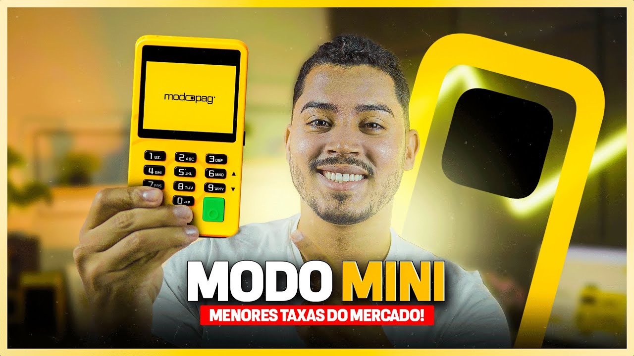 Modo MINI - Saiba Tudo sobre a M&aacute;quina de cart&atilde;o da modoPAG D188 [AN&Aacute;LISE COMPLETO]