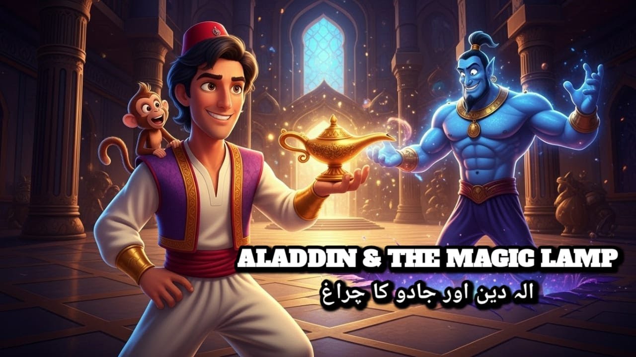 Aladdin & The Magic Lamp | Urdu Fairy Tale | 3D Animation