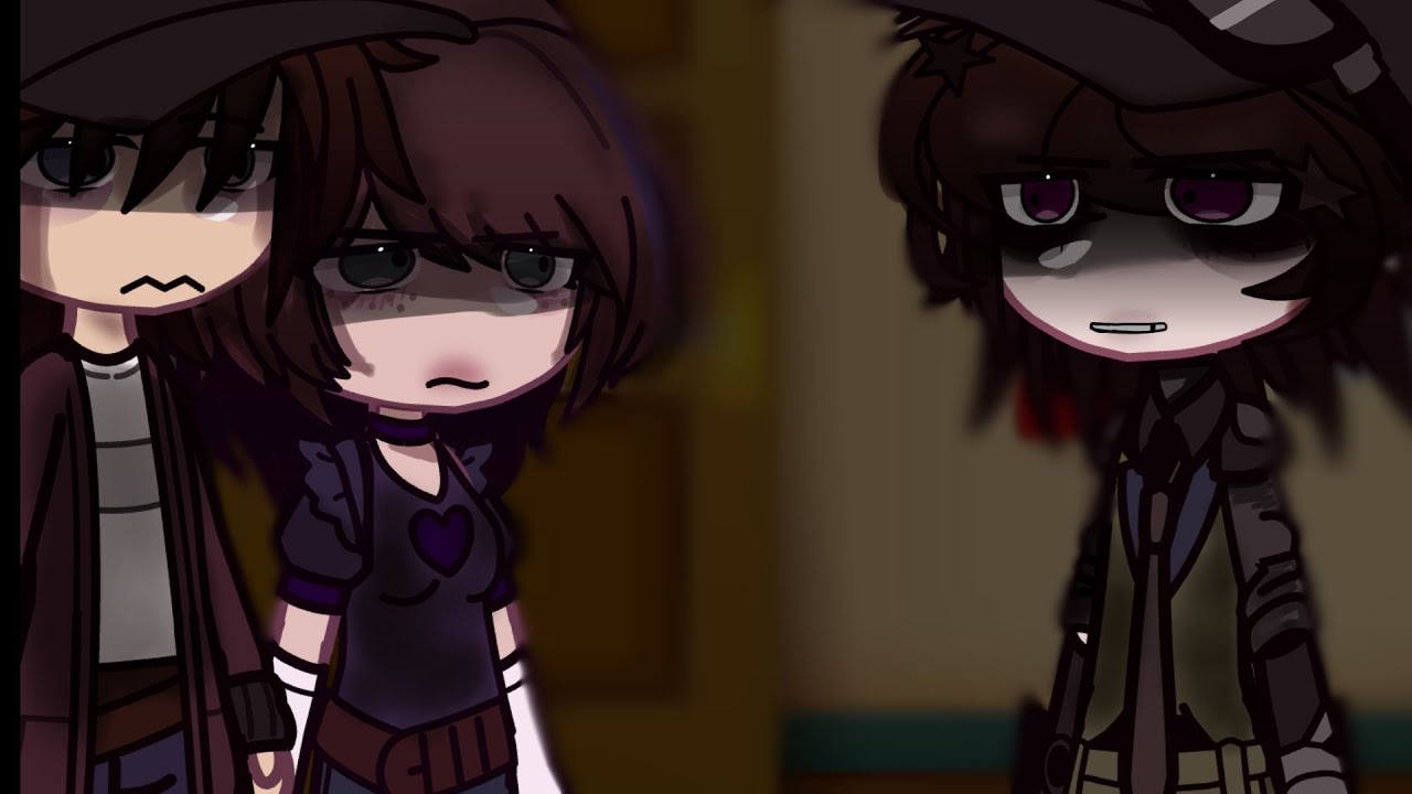 aftons meet Michael's family (remake) || fnaf x gacha